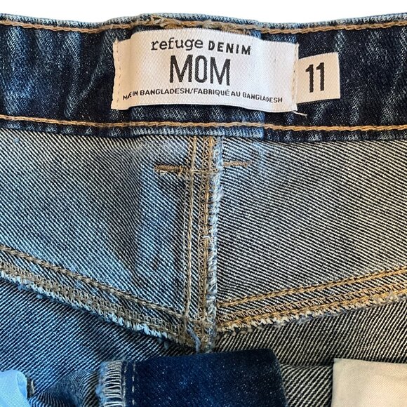 NWT Refuge‎ Denim MOM Jean Shorts Size 11 High Rise - Picture 2 of 6